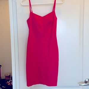 Pink banana republic strap dress